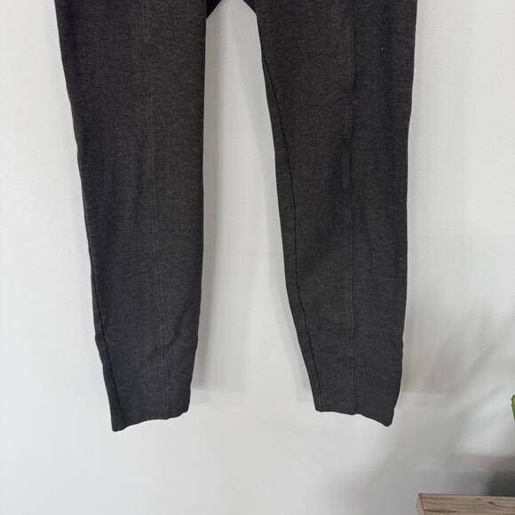 Old Navy Stevie Ponte Pants Heather Gray Size Large High Waisted Knit Pants - Picture 2 of 6
